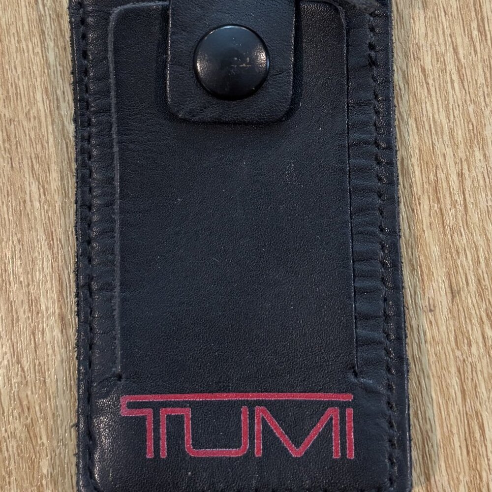 Tumi Luggage Tag Leather ID set of 2
